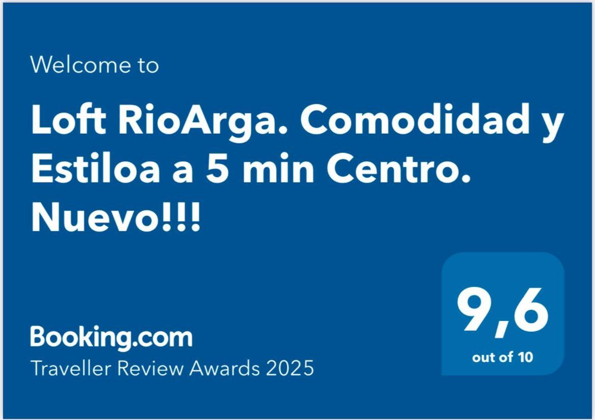 Loft Rioarga. Comodidad Y Estiloa A 5 Min Centro. Nuevo!!! Pamplona Exterior foto